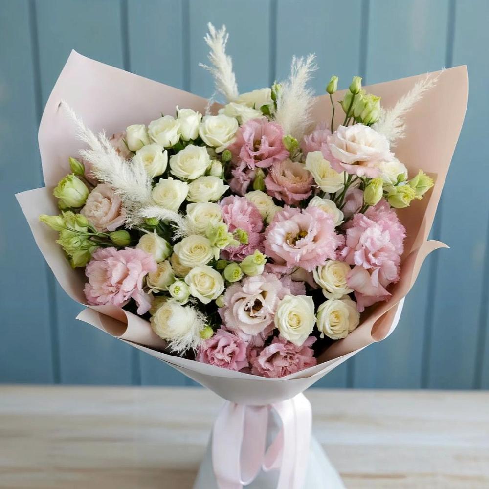 Букет цветов из: Альстромерии и Розы в Кадникове