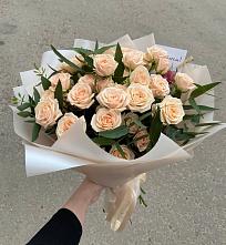 Букет Кремовые розы Латте в Кадникове