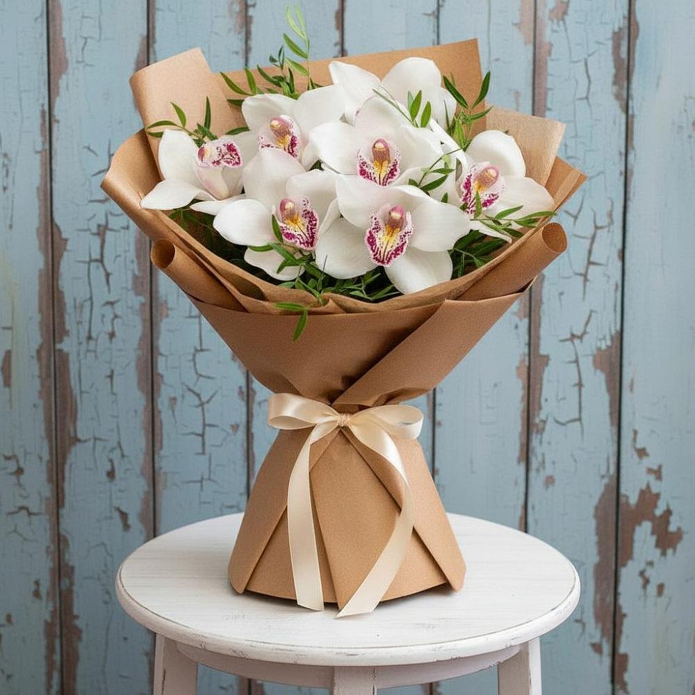 Букет цветов из: Орхидеи и Розы в Кадникове