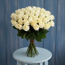 Букет 51 Белая роза Эдлесс Лав #REPLACE_PRED# Кадникове