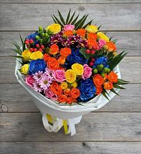 Букет цветов из:  Розы и Хризантемы в Кадникове