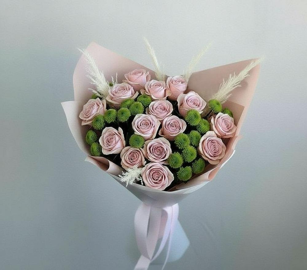 Букет цветов из: Розы и Хризантемы в Кадникове