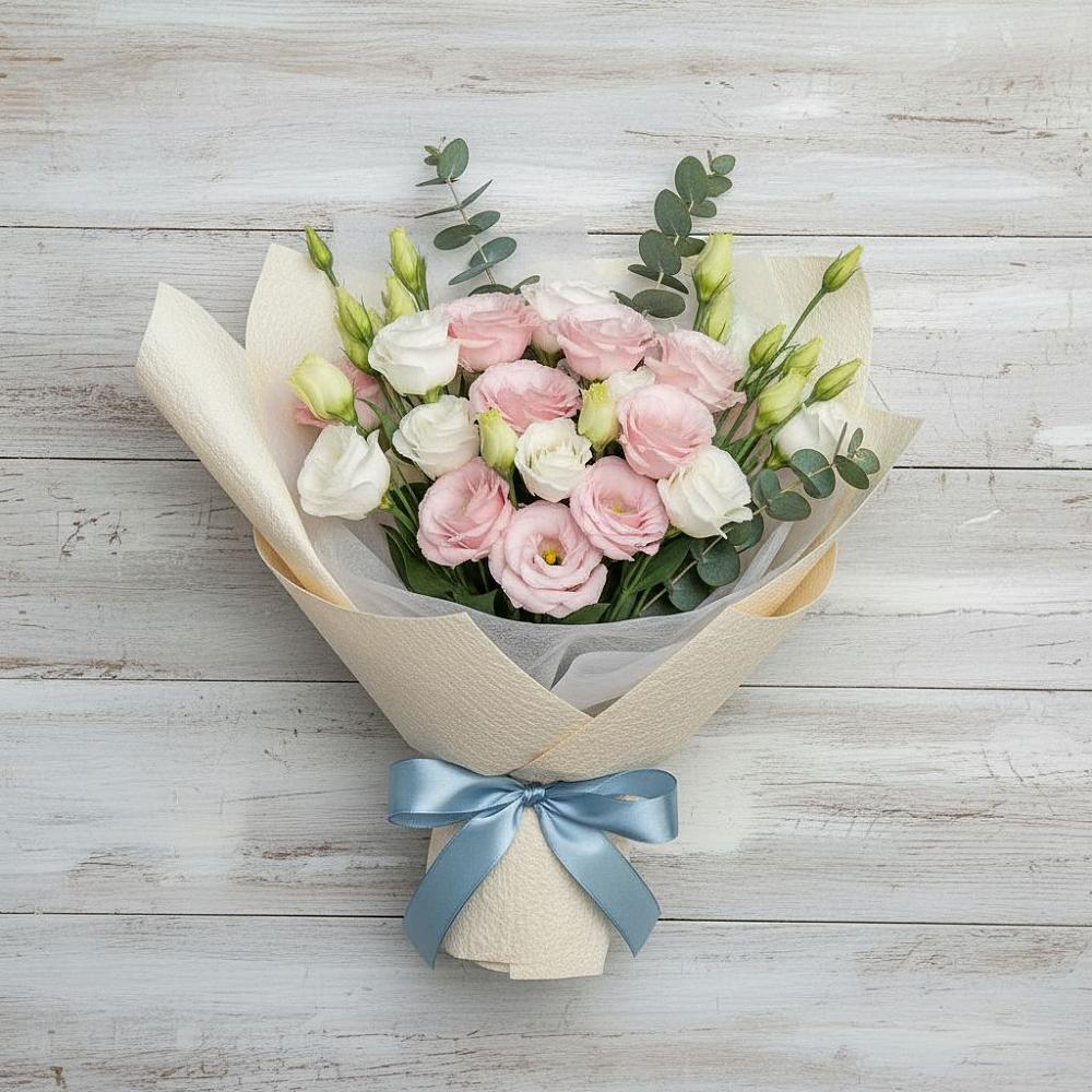 Букет цветов из: Лизиантусы в Кадникове